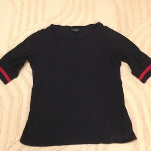 Navy Blue Women's Top Lauren L